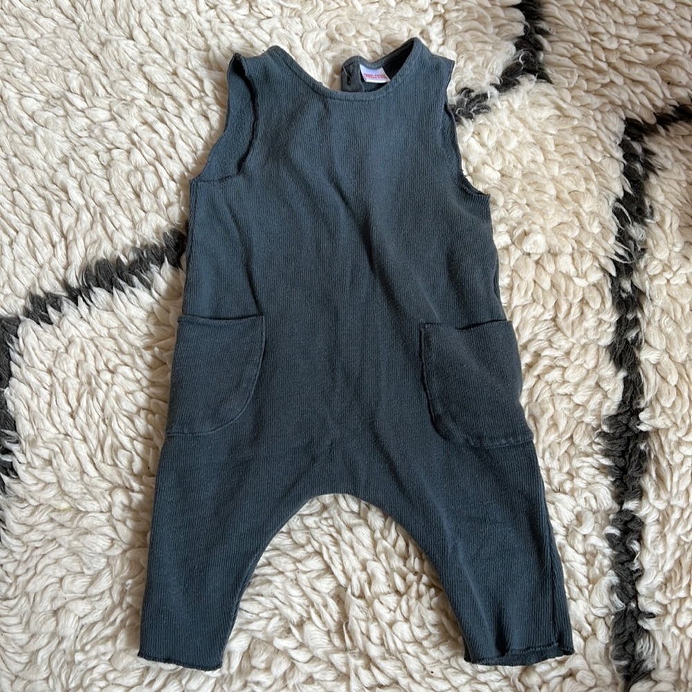 Zara grayish blue overall